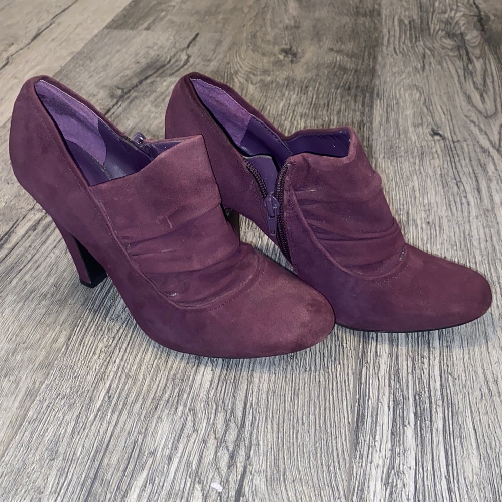 Nine West suede heels.
